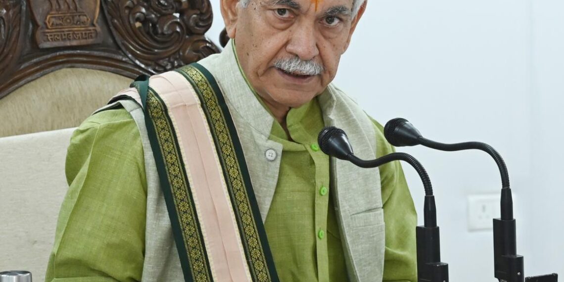LG Sinha Reviews Security, Anti-Drug Drive; Calls for Stronger Coordination Ahead of Yatra Season
