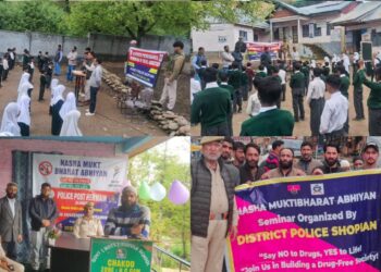 Shopian Police Step Up Anti-Drug Awareness Under Nasha Mukt Abhiyan