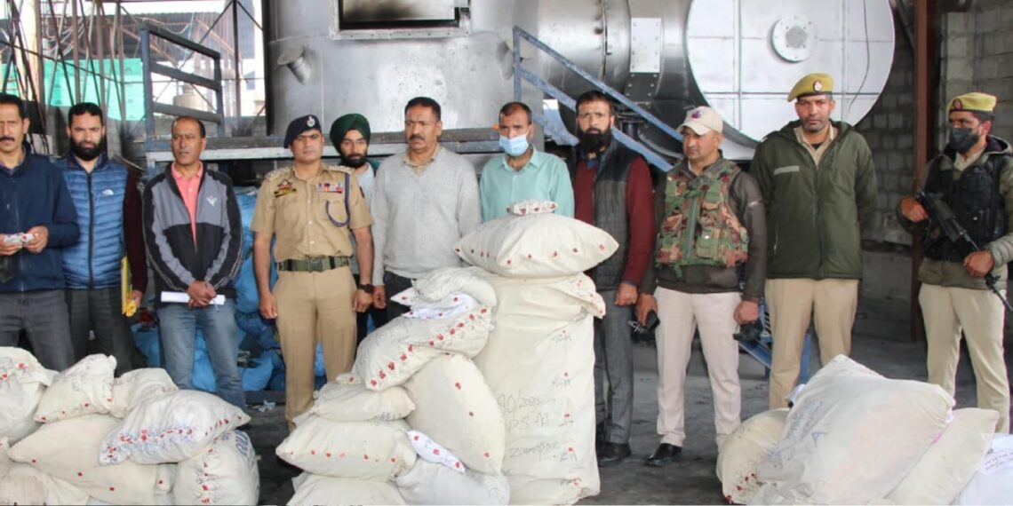 Shopian Drug Disposal Committee Incinerates Seized Narcotics from 26 NDPS Cases