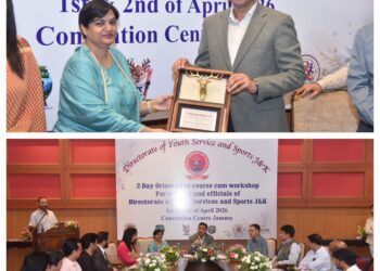 Orientation Course cum Workshop for DYSS officers and officials inaugurated with emphasis on excellence