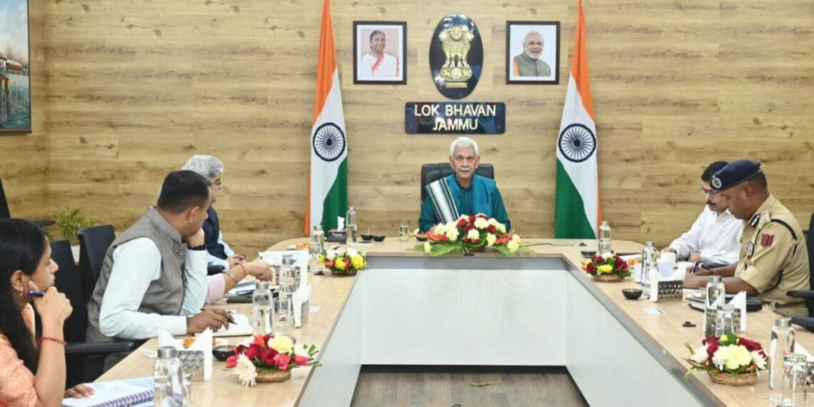 LG Sinha Orders ‘Zero Tolerance’ War on Drugs, Directs Crackdown on Trafficking Networks Across J&K