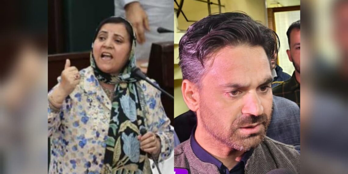 Heated Exchange Between Sakina Itoo, Waheed Para Disrupts J&K Assembly Proceedings