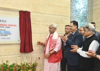 “Regional Business Centre Marks New Phase of Growth for J&K Bank”: LG Manoj Sinha