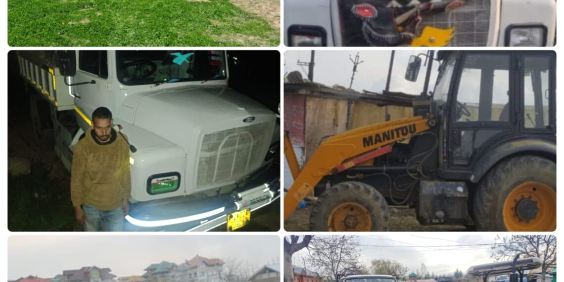 Budgam Police Tighten Noose on Illegal Mining; 23 Cases Filed, 45 Vehicles Seized
