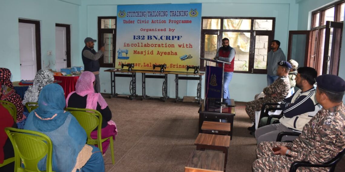 CRPF Launches Skill Drive in Srinagar, Empowers Women Through Tailoring Training Programme