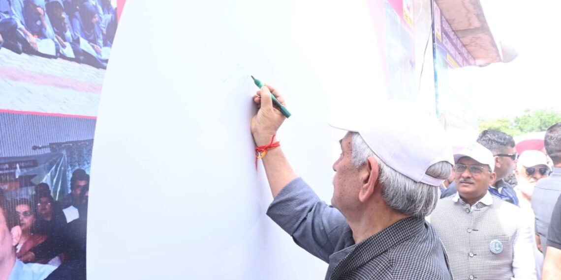 “We Will Break the Back of Drug Networks, Free J&K from Addiction”: LG Manoj Sinha