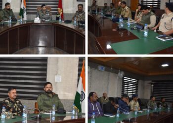 Security Grid Tightened in Bandipora as SSP Chairs Joint Review, Calls for Maximum Alertness