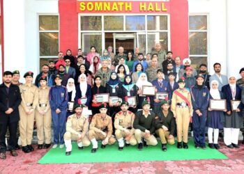 AGS Hajinar Students Excel in Mathematics Modelling, Honoured at BB Cantt Srinagar