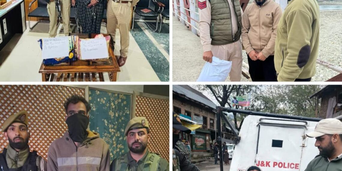Anantnag Police Intensifies Anti-Narcotics Drive, Busts Multiple Drug Rackets; Over 11 Kg Contraband Seized