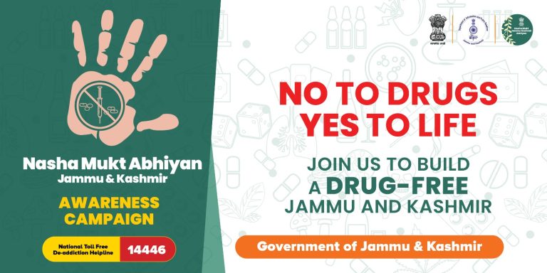 100-Day Nasha Mukt Abhiyan: Unified Fight Against Drug Menace Gains Momentum in J&K