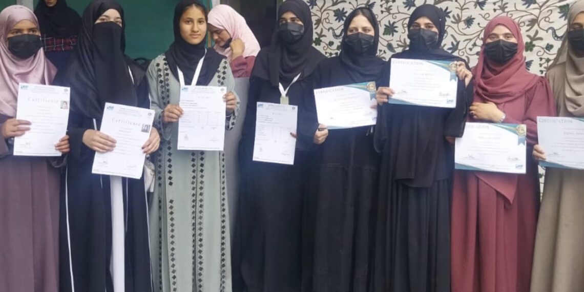 Kupwara ACRC Holds Certificate Ceremony, Over 40 Students Complete Skill Development Courses in Tailoring & Computer Applications