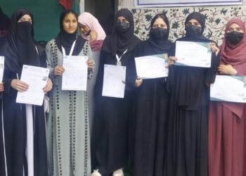 Kupwara ACRC Holds Certificate Ceremony, Over 40 Students Complete Skill Development Courses in Tailoring & Computer Applications
