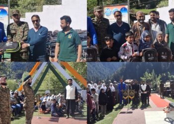 Keran Observes Pahalgam Attack Anniversary with Solemn Tribute, Community Welfare Drive