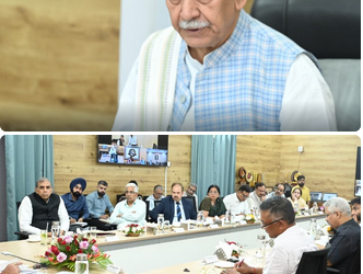 LG Sinha Leads JKHEC Meet, Calls for Transformative Reforms in Higher Education Sector