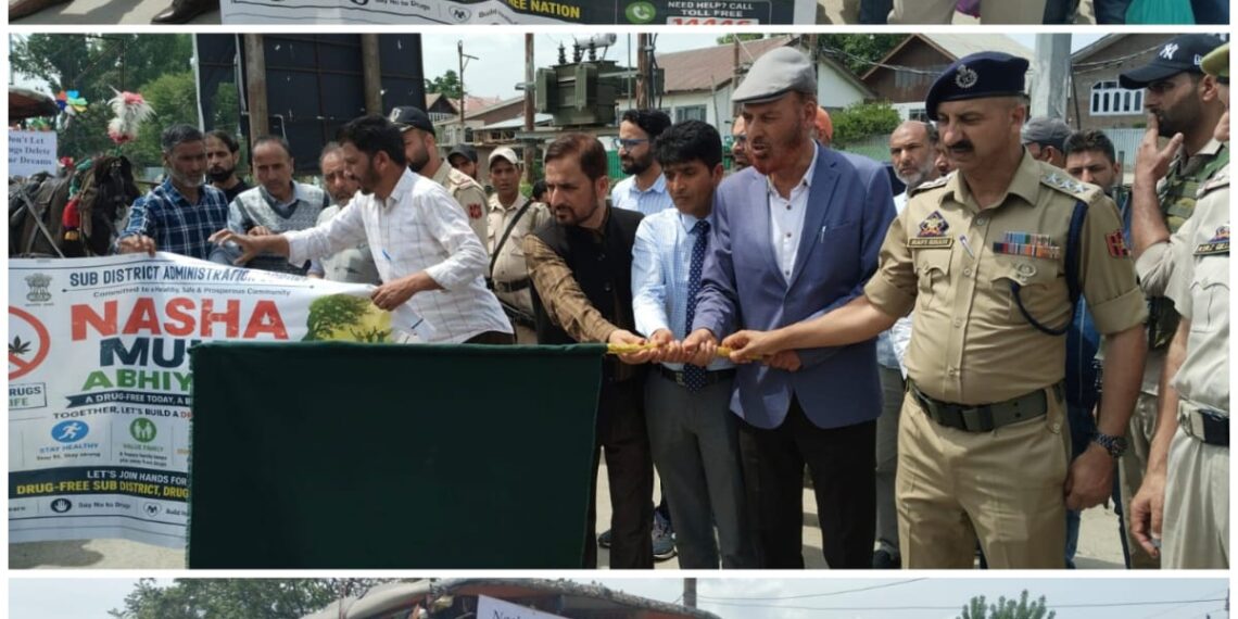 Unique Tanga Rally in Sopore Drives Anti-Drug Message for Second Year Under Nasha Mukt Abhiyan