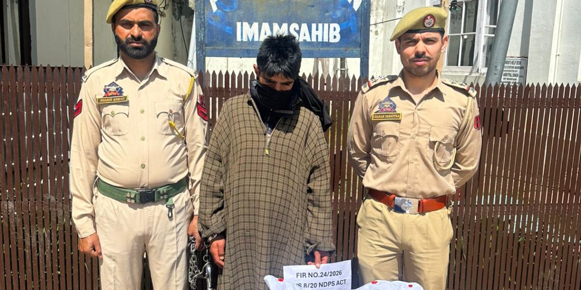 Major Crackdown in Shopian: 4.34 Kg Charas Recovered, Drug Peddler Arrested