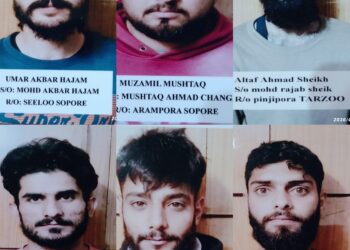 Sopore Police Invoke PSA Against Six for Orchestrating Unrest, Vandalism During Protest