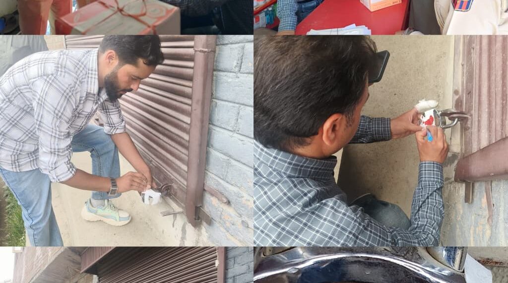 Crackdown on Illegal Drug Trade: Sopore Police Seal Unlicensed Medical Store Under Nasha Mukt Drive