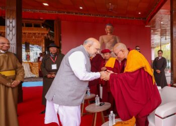 Historic Return of Buddha Relics in Leh: Amit Shah Calls It Golden Moment for Nation