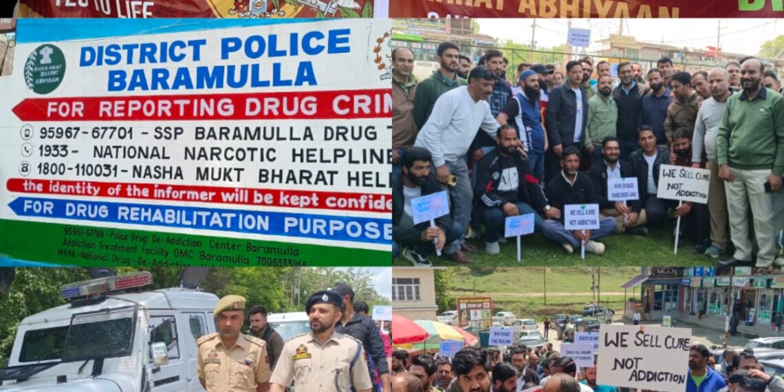 Anti-Drug Awareness Rally Held in Pattan Under Nasha Mukht Bharat Abhiyaan