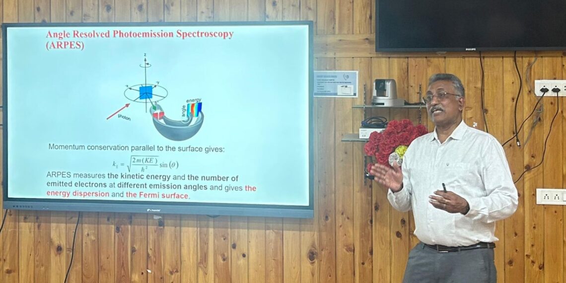 INYAS outreach event features Prof. Chandrabhas Narayan; Over 85 participants attend lecture from leading institutions across J&K