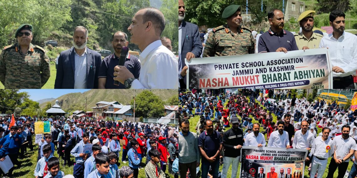 “Drug-Free Karnah, Stronger Kashmir”: Thousands of Students Join Mega Anti-Drug Rally Along LoC
