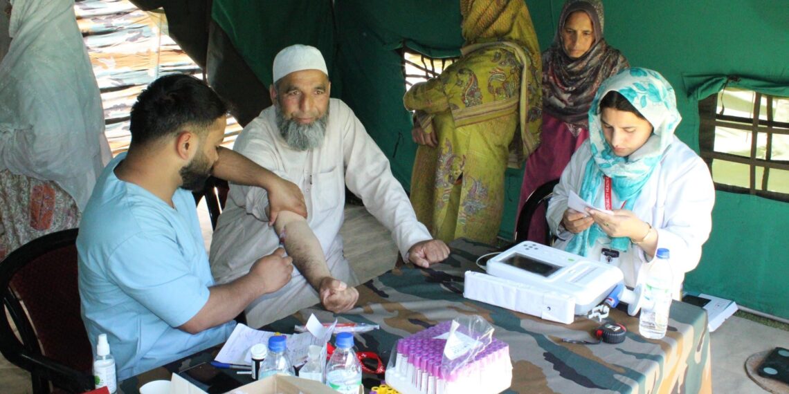 Army, Civil Administration Organise Mega Free Cancer Detection Camp in Kupwara
