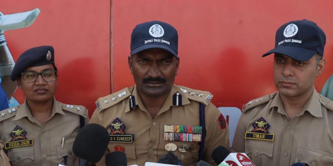 “Fill Grounds and Libraries, Not Police Stations”: SSP Srinagar Dr. G.V Sundeep Urges Youth to Stay Away from Drugs