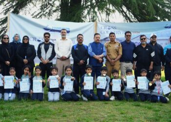 Foundation World School, Illahi Bagh Hosts Cross Country Run at University of Kashmi