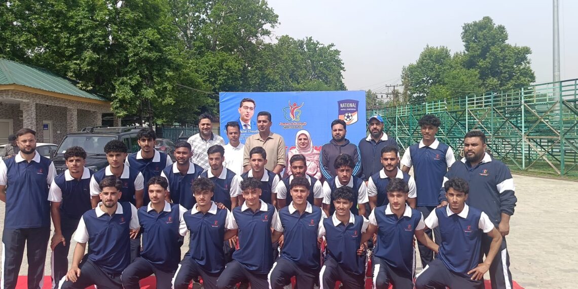 Dr Shahid Iqbal Flags Off J&K U-20 Football Team for National Championship