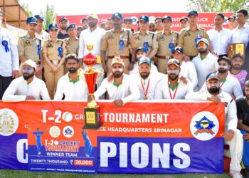 Srinagar Police Concludes Major T-20 Tournament Under CAP