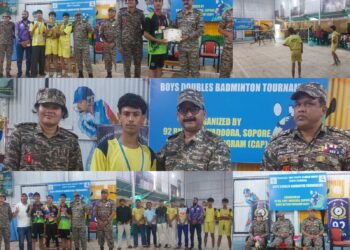 CRPF’s ‘Shaheed Pintu Kumar Singh Memorial’ Badminton Tournament Ignites Youth Spirit in North Kashmir