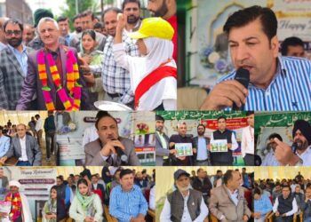 Grand Farewell Ceremony Held in Honour of Ghulam Mustafa Dar in Narbal, Budgam