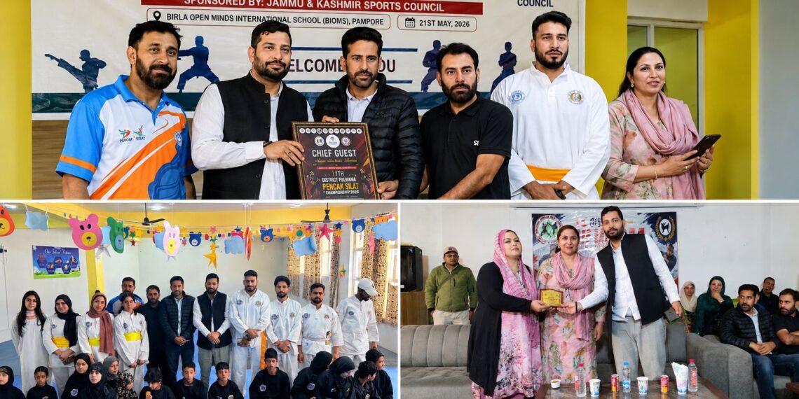 Sports Shape Future of Youth, Says Er. Aijaz at Pulwama Martial Arts Championship