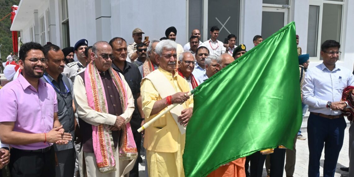 LG Manoj Sinha Inaugurates Modern Helipad Facility at Katra to Boost Pilgrim Connectivity