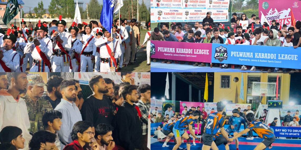High-Octane Start to Pulwama Kabaddi League 2026 as 96 Athletes Hit the Mat