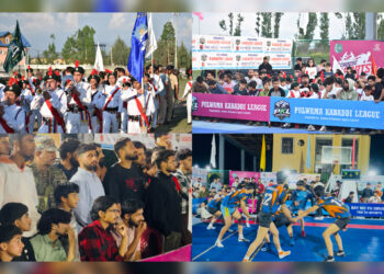 High-Octane Start to Pulwama Kabaddi League 2026 as 96 Athletes Hit the Mat