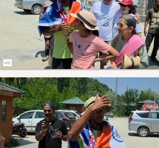 Indian-Australian Athlete Finishes Historic 5,000-km ‘One India Run’ in Srinagar