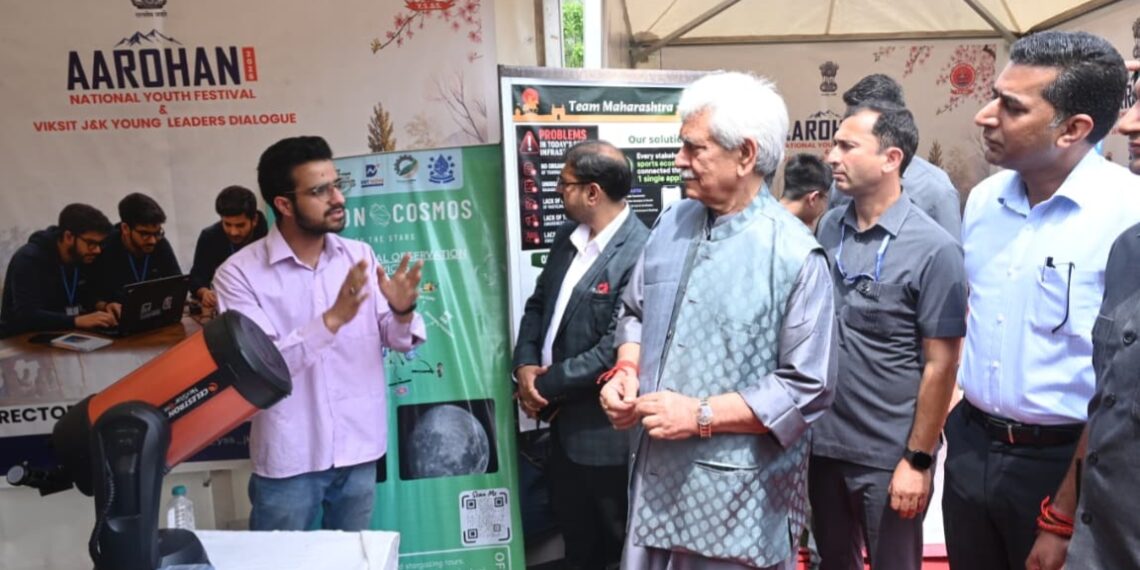 “Youth Must Rise, Innovate and Lead New India”: LG Manoj Sinha Launches Aarohan 2026 in Srinagar