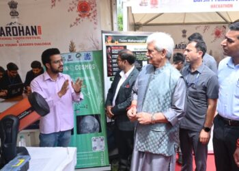 “Youth Must Rise, Innovate and Lead New India”: LG Manoj Sinha Launches Aarohan 2026 in Srinagar