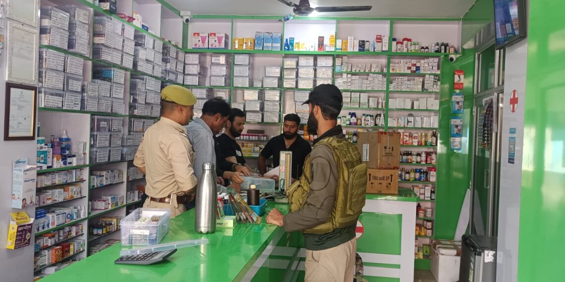 Major Anti-Drug Action in Srinagar: 7 Medical Shops Sealed for Violating Narcotics Norms
