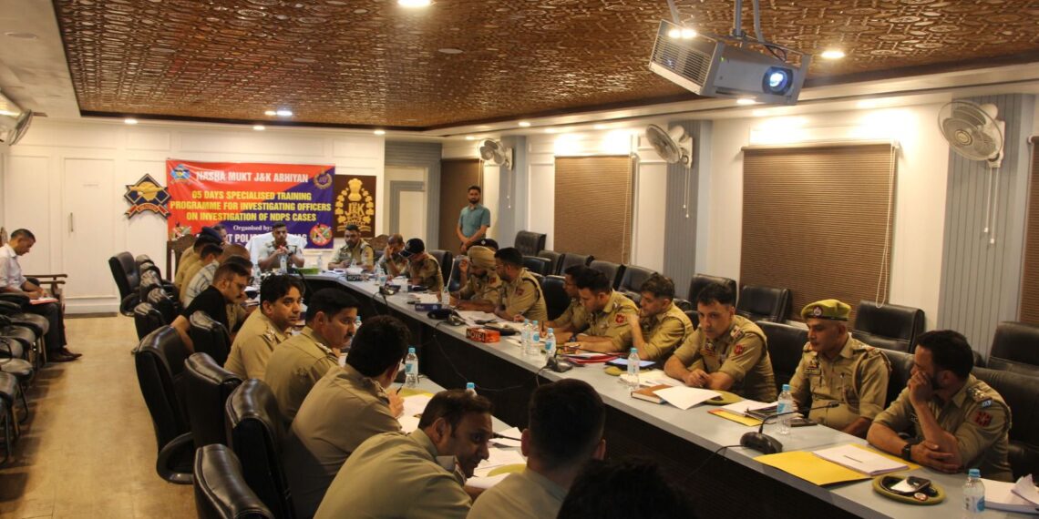 SSP Anantnag Reviews Crime, Anti-Drug Operations; Officers Honoured for Major Crackdown on NDPS Network