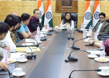 Director Information reviews functioning of DICs across Kashmir Division