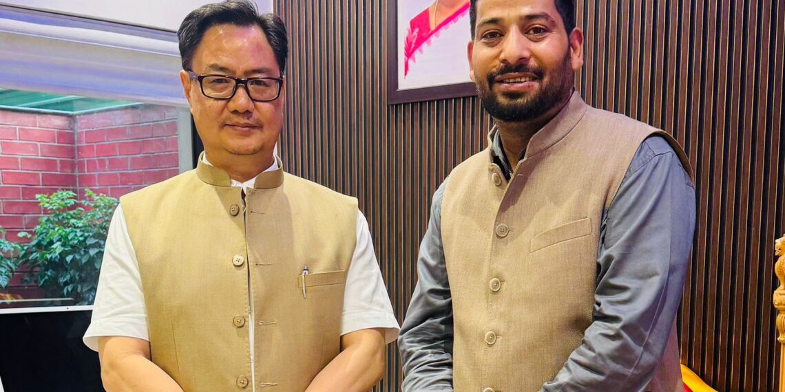 Er. Aijaz Hussain Meets Kiren Rijiju, Discusses Haj Arrangements, Muharram Preparations & Minority Welfare Issues