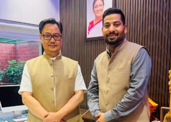 Er. Aijaz Hussain Meets Kiren Rijiju, Discusses Haj Arrangements, Muharram Preparations & Minority Welfare Issues