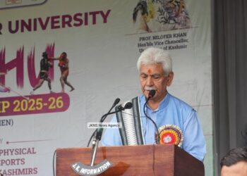 “Inter-University Wushu Championship Symbol of Unity, Sportsmanship and Youth Power”: LG Manoj Sinha