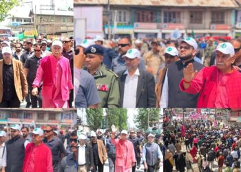 Record Public Participation in ‘Nasha Mukt Padyatra’ Led by Lieutenant Governor in Budgam