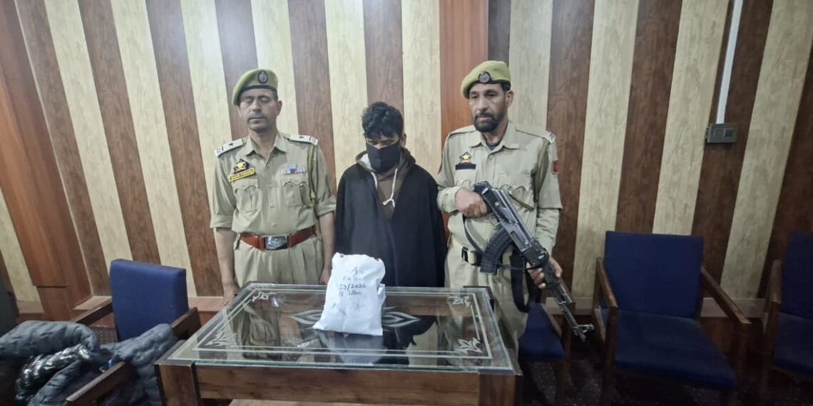 Drug Crackdown in Pulwama: Peddler Held with 538 Grams of Charas