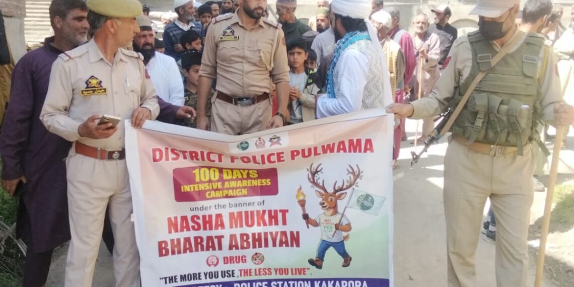 Pulwama Police Launches Massive District-Wide Anti-Drug Offensive, Awareness Drive Strengthened