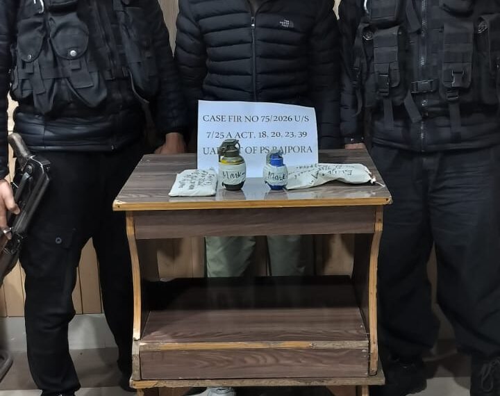 Terror Associate Arrested, Arms, Ammunition Recovered, UAPA Case Registered